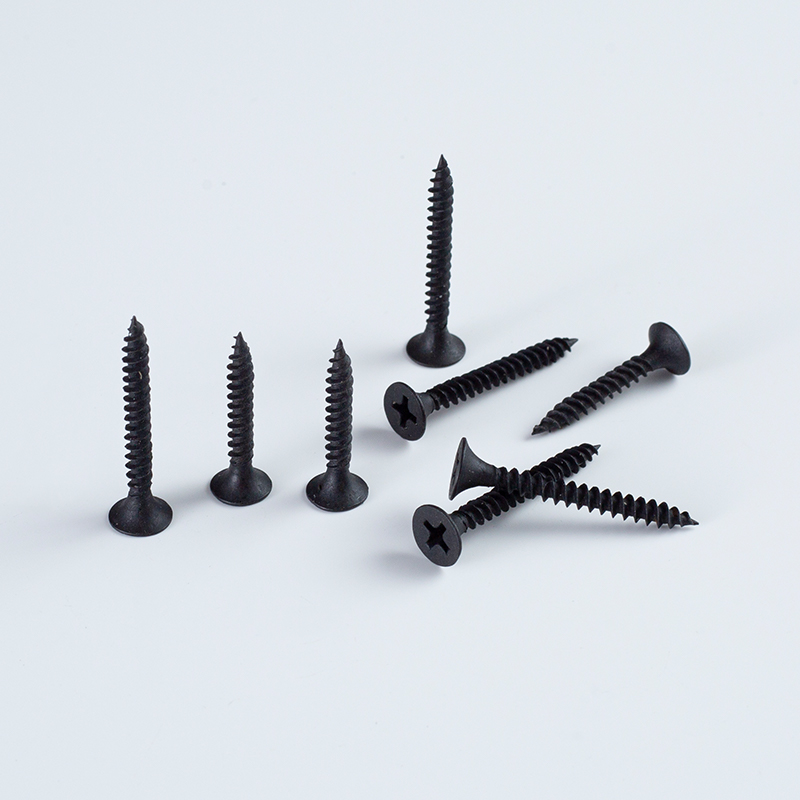6-18×25 Schwarzphosphat-Trockenbauschrauben mit Kreuzschlitz und Bugle Head