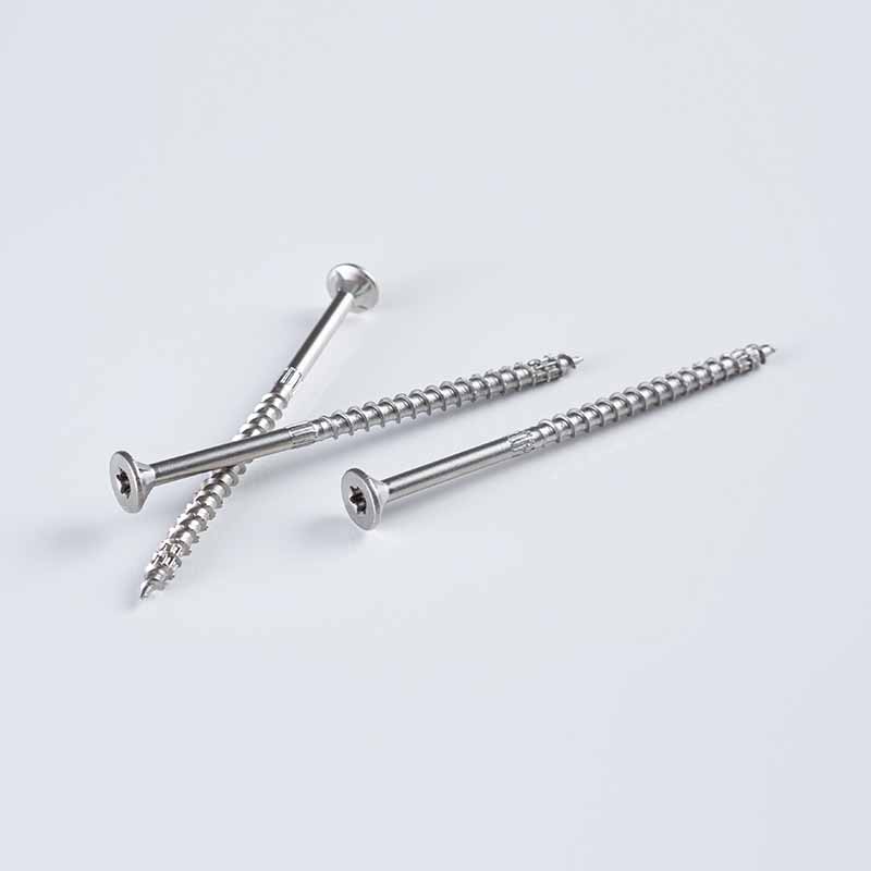 14-7×50-150 mm SS304 (A2) Torx Doppel-Senkkopf-Doppelgewindeschrauben